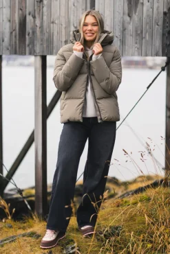 Halo Parka Dark Sand