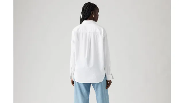 Harlie Boyfriend Shirt Bright White