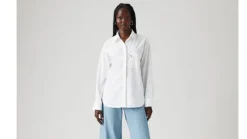 Harlie Boyfriend Shirt Bright White