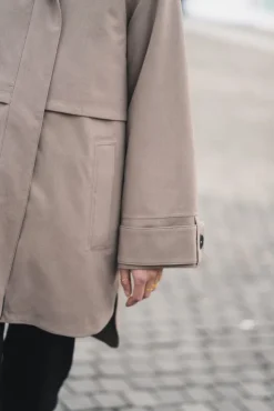 Havbris Coat Taupe