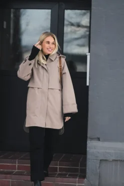 Havbris Coat Taupe
