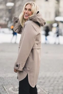 Havbris Coat Taupe