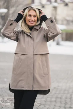 Havbris Coat Taupe