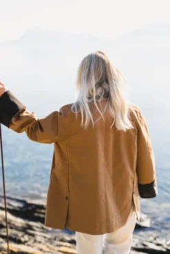 Heather Jacket Dark Camel