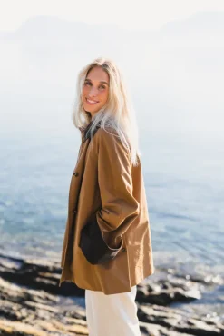 Heather Jacket Dark Camel