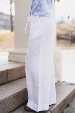 Heifa Linen Pants White