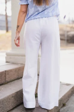Heifa Linen Pants White