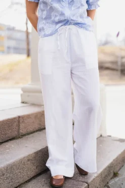 Heifa Linen Pants White