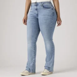 725 High Rise Bootcut Jeans Blue Wave Light Wash