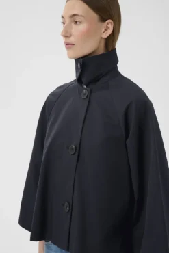 Hinona Cape Jacket Marine Blue