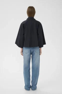 Hinona Cape Jacket Marine Blue