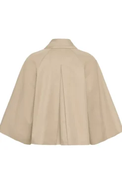 Hinona Cape Jacket Sandstone