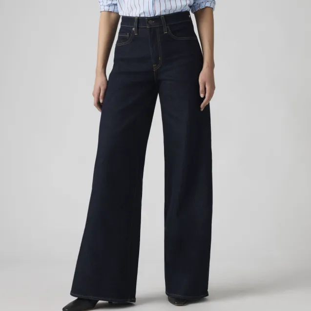 728 HR Wide Leg Retro Rinse