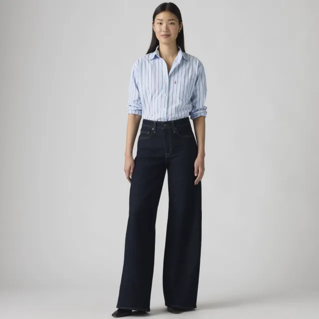 728 HR Wide Leg Retro Rinse