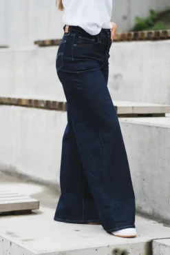 728 HR Wide Leg Retro Rinse
