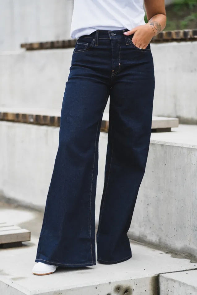 728 HR Wide Leg Retro Rinse
