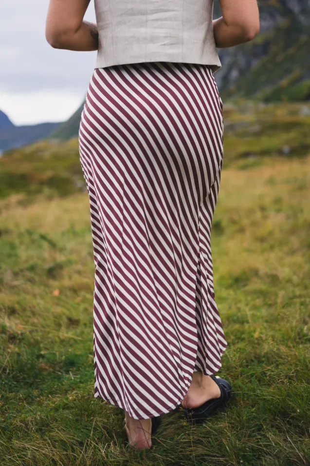 Hyro Skirt Terracotta Stripe
