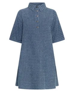 Ibo 2/4 Dress Mid Blue Wash