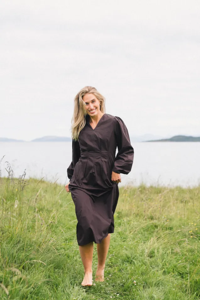 Ida Maja Dress Black Coffee