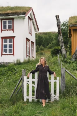 Ida Maja Dress Black Coffee