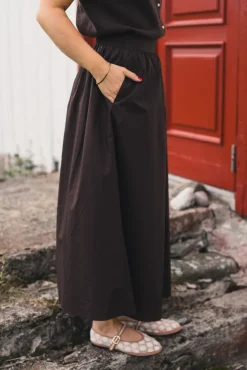 Ida Maja HW Skirt Black Coffee