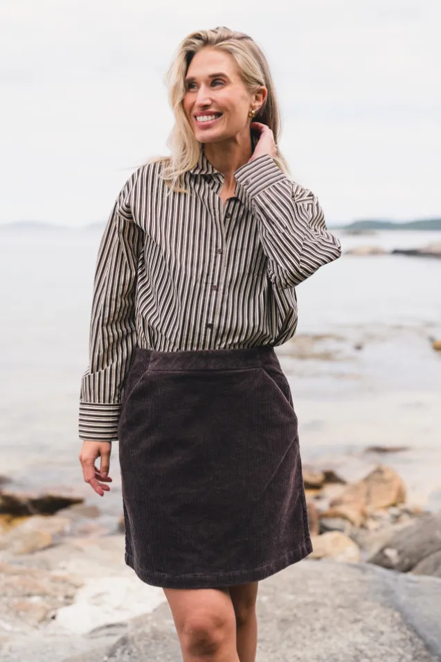Ida Maja Shirt STP B Coffee/Oat