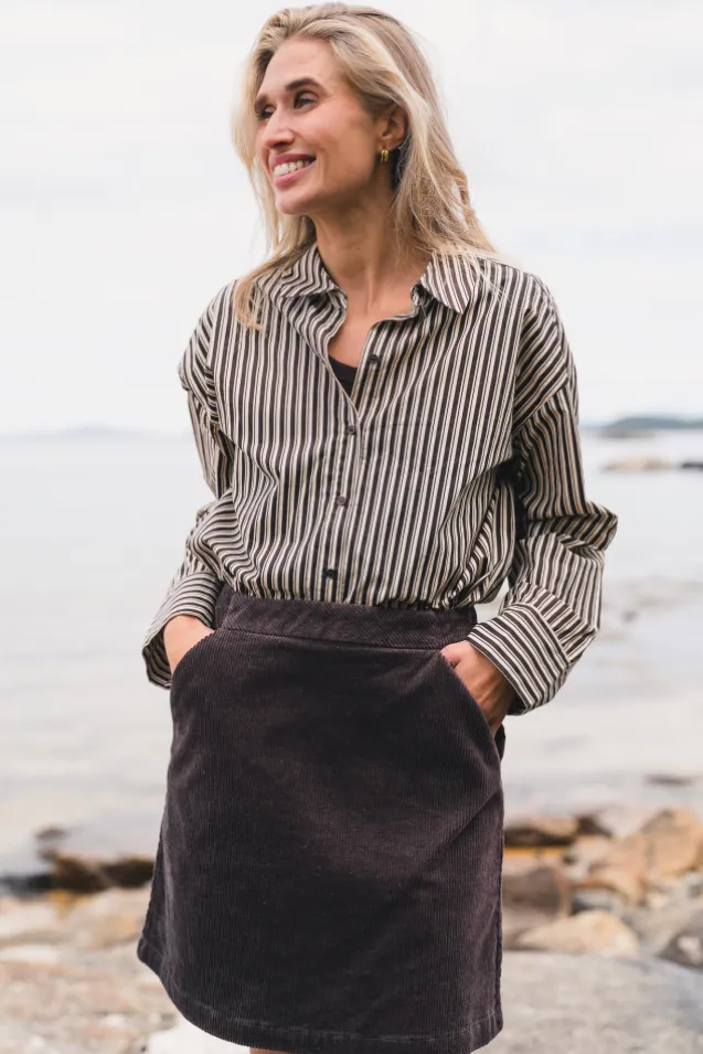 Ida Maja Shirt STP B Coffee/Oat