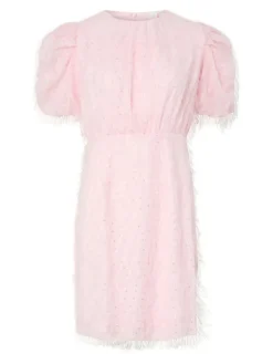 Ilza O-Neck 2/4 Sequin Dress Ballerina W Sequins