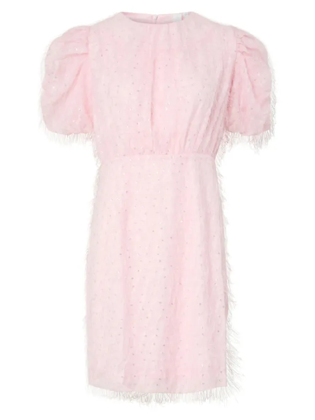 Ilza O-Neck 2/4 Sequin Dress Ballerina W Sequins