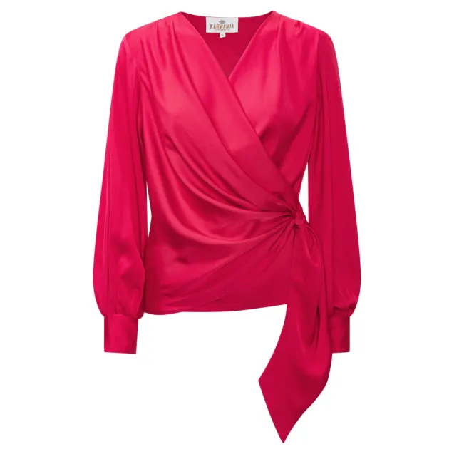 Ines Blouse Raspberry Pink