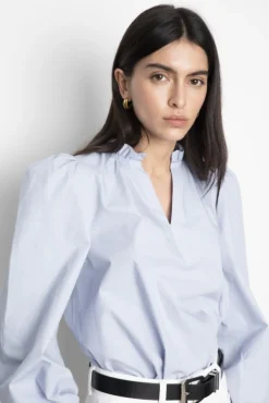 Infinity Blouse Light Blue