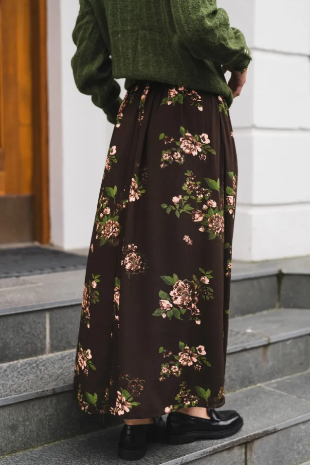 Irene HW Skirt Misty Rose Flower