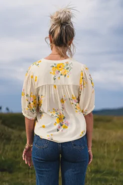 Irene 2/4 Shirt Mimosa Flower