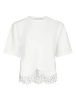 Iria Lace Tee White