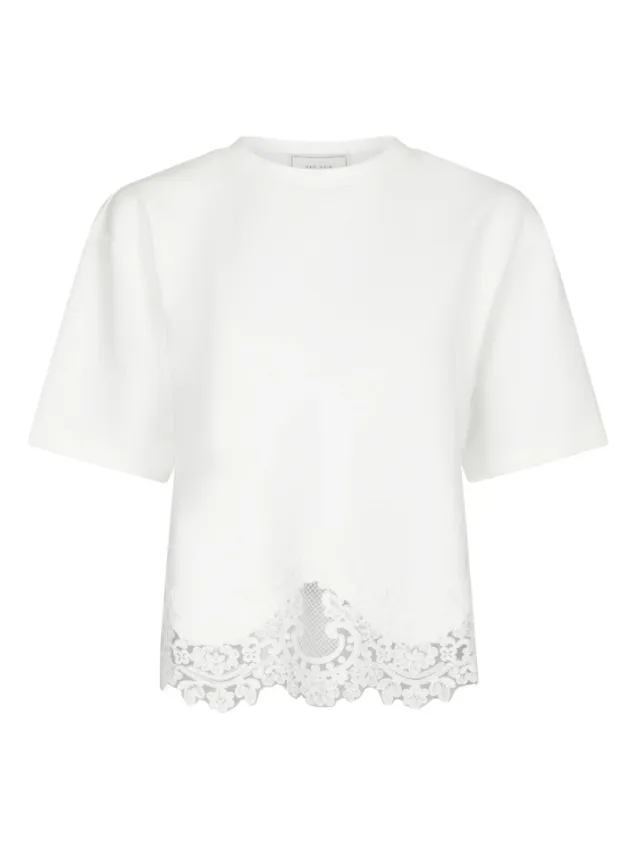 Iria Lace Tee White