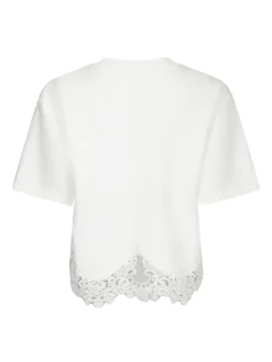 Iria Lace Tee White