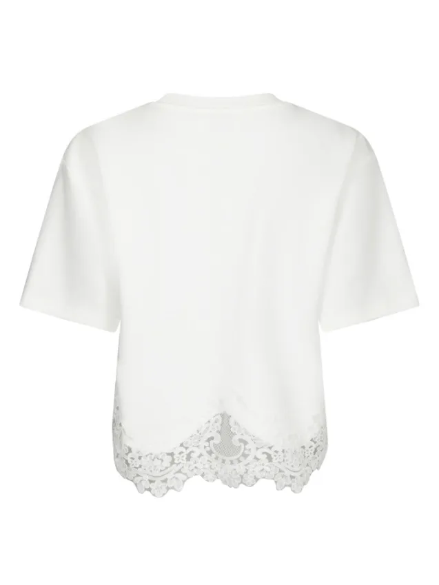 Iria Lace Tee White