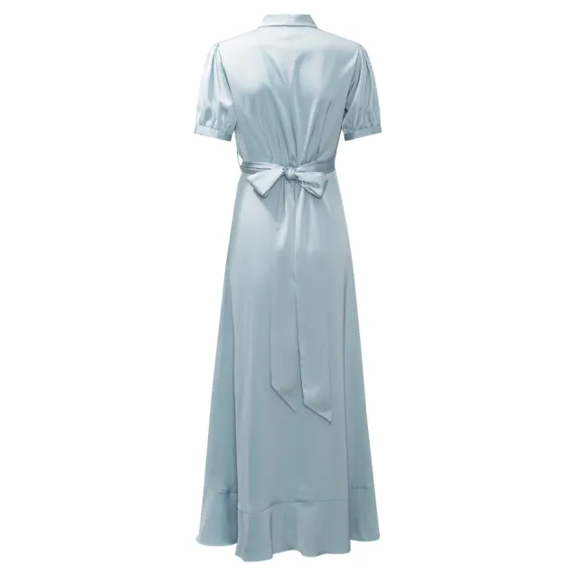 Iris Dress Hammered Sky