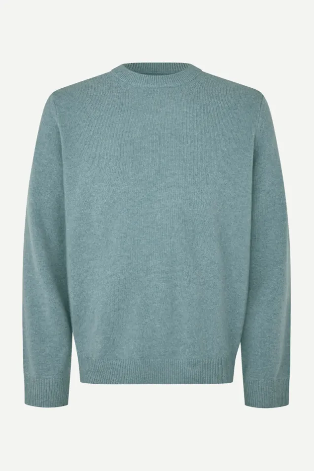 Isak Knit Sweater 15010 Stormy Sea