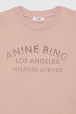 Ivan Long Sleeve Melrose Stencil Washed Blushed Pink