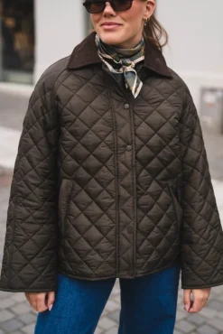 Iva Quilt Jacket Khaki