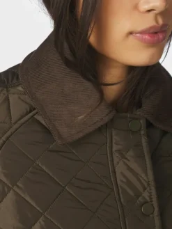 Iva Quilt Jacket Khaki