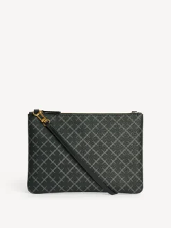 Ivy Clutch Charcoal
