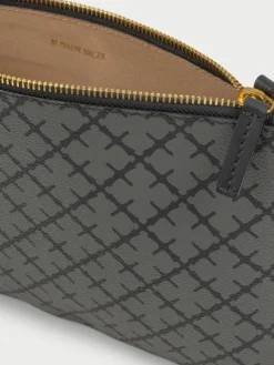 Ivy Clutch Light Charcoal
