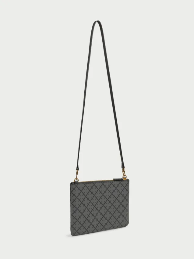 Ivy Clutch Light Charcoal