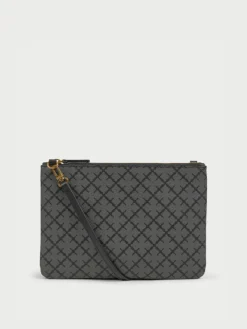 Ivy Clutch Light Charcoal