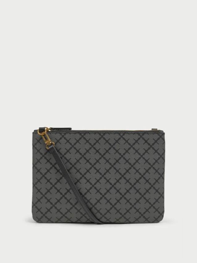 Ivy Clutch Light Charcoal