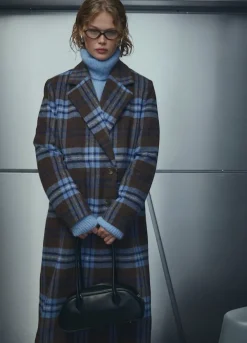 Jaci Coat Daliyah Blue Check