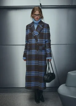 Jaci Coat Daliyah Blue Check