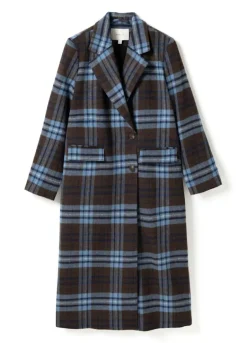 Jaci Coat Daliyah Blue Check